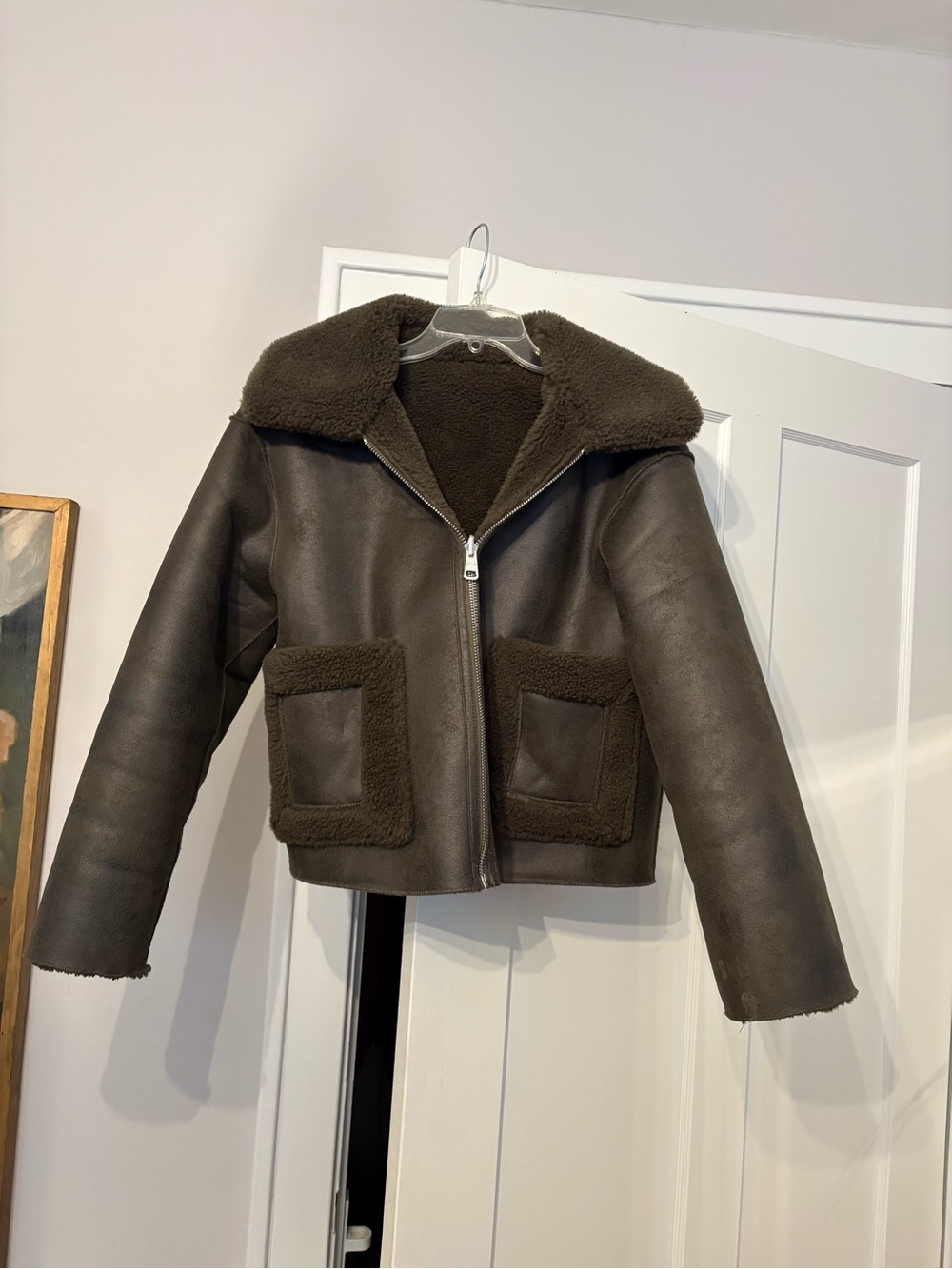 Jakke reversible shearling jacket size L - Picture 8 of 13